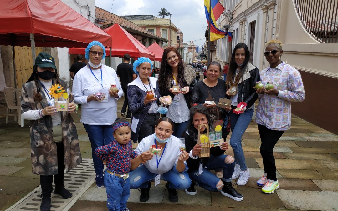 Crónica de una feria femenina y huertera en el centro histórico de Bogotá