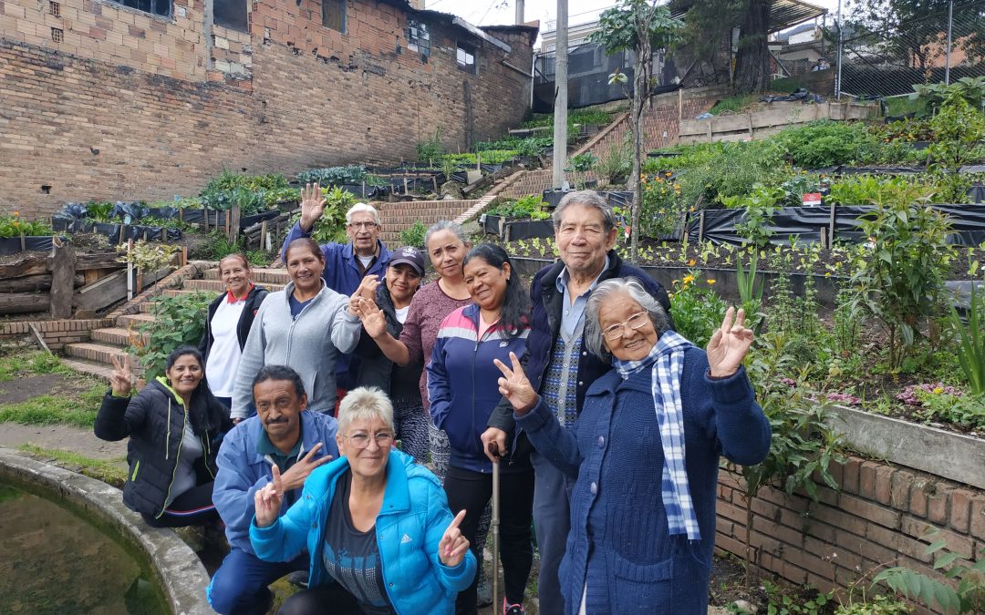 La huerta comunitaria que muestra las huellas del pasado del centro de Bogotá