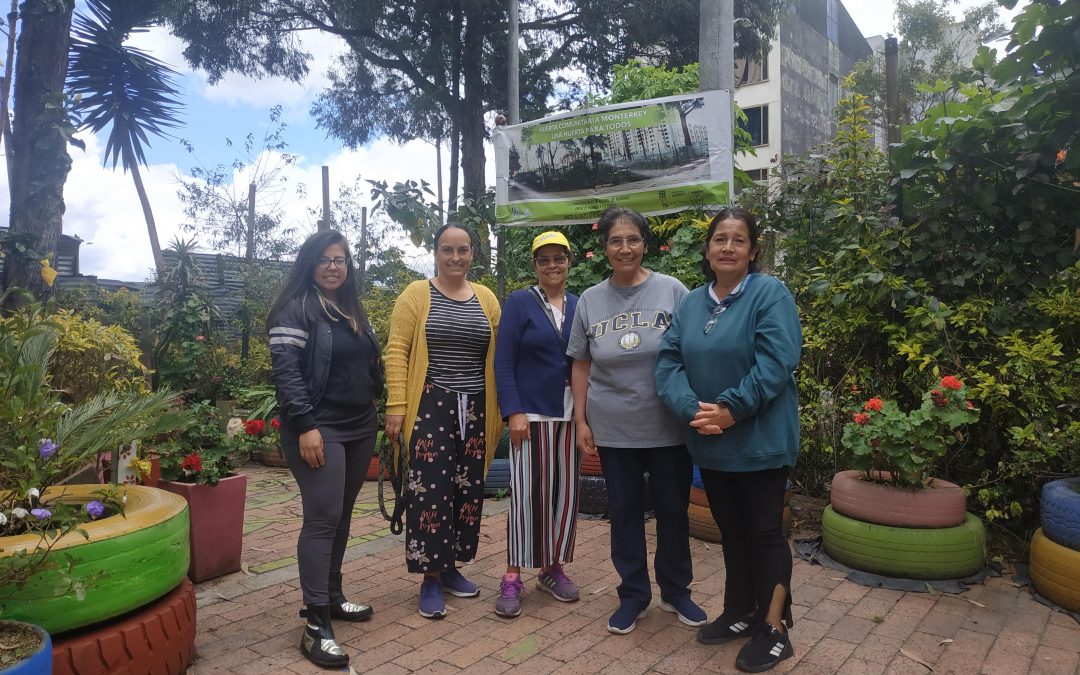 La santandereana que reverdece el barrio Monterrey con su grupo comunitario