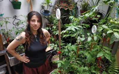 La pastusa que lleva tatuado su amor por las plantas
