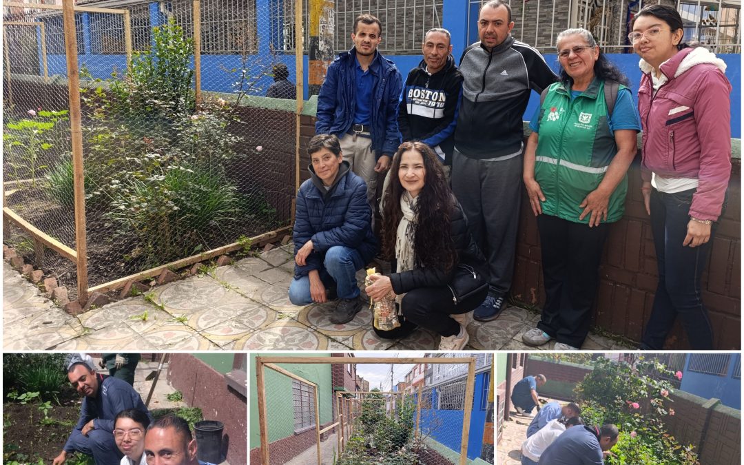 Una huerta terapéutica para personas con discapacidad en el barrio Quiroga